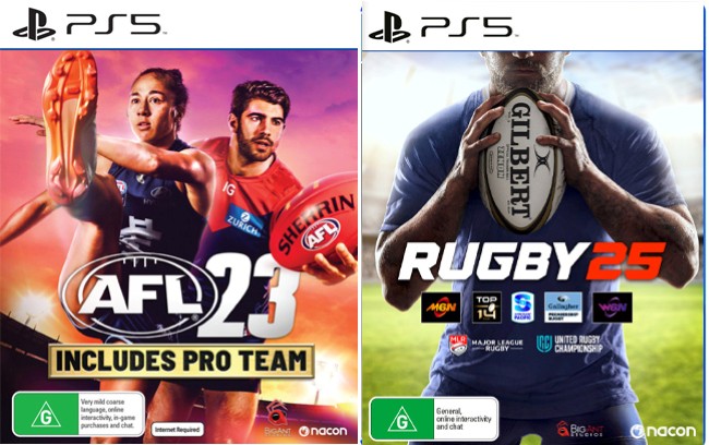  AFL 23 & Rugby 25 PS5 Bundle 